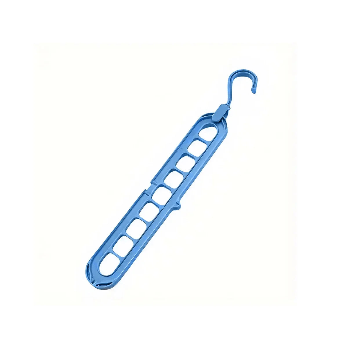 Wielofunkcyjny, składany wieszak na ubrania z dziewięcioma otworami, wygodny do przechowywania